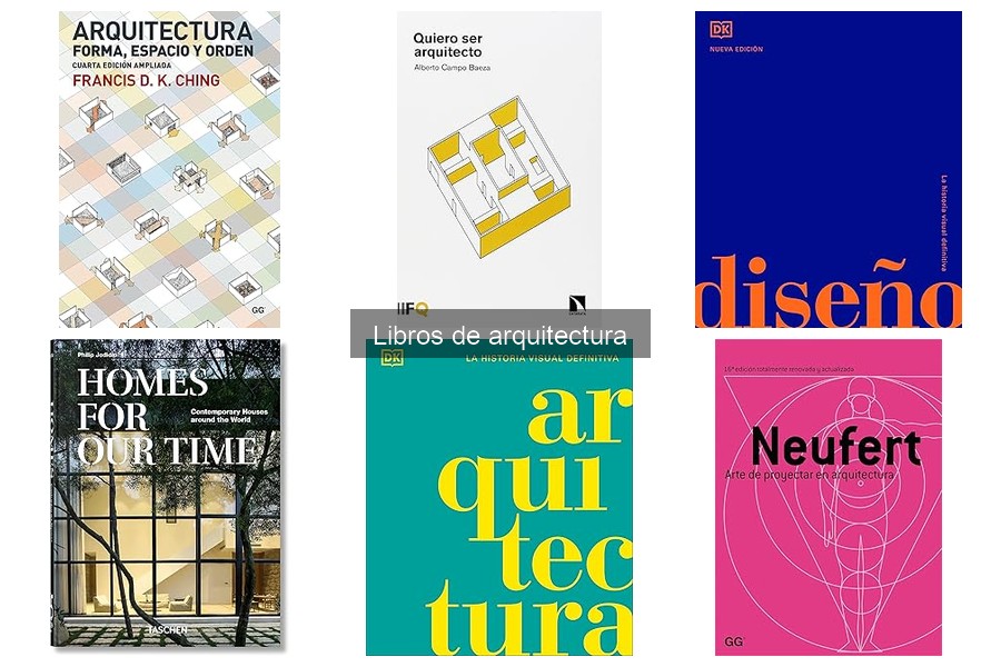 Libros de arquitectura para diseñar interiores únicos