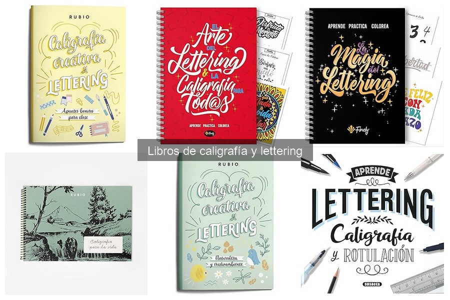 Libros de caligrafía y lettering recomendados como regalos