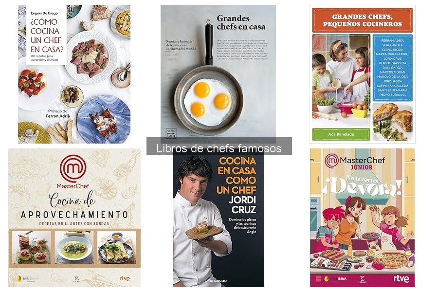 Libros de chefs premiados: descubre las mejores recetas