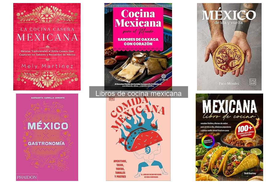 Libros de cocina mexicana con ingredientes fáciles de conseguir