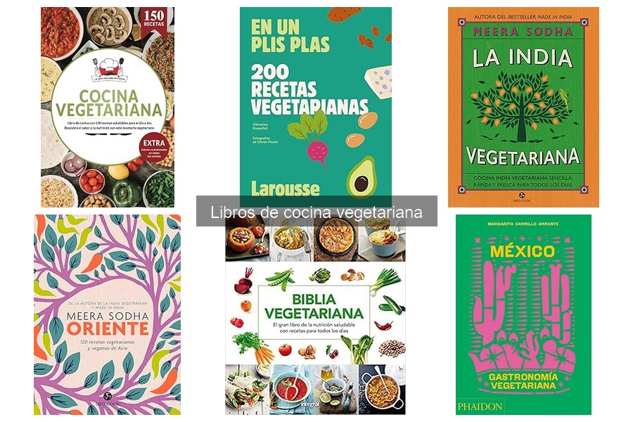 Libros de cocina vegetariana recomendados por chefs