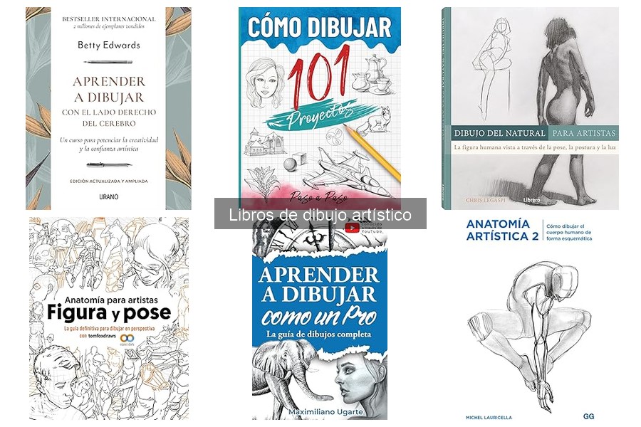 Libros de dibujo artístico con ejercicios prácticos