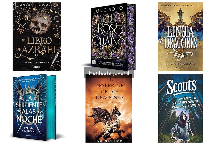 Libros de fantasía juvenil perfectos para regalos de cumpleaños