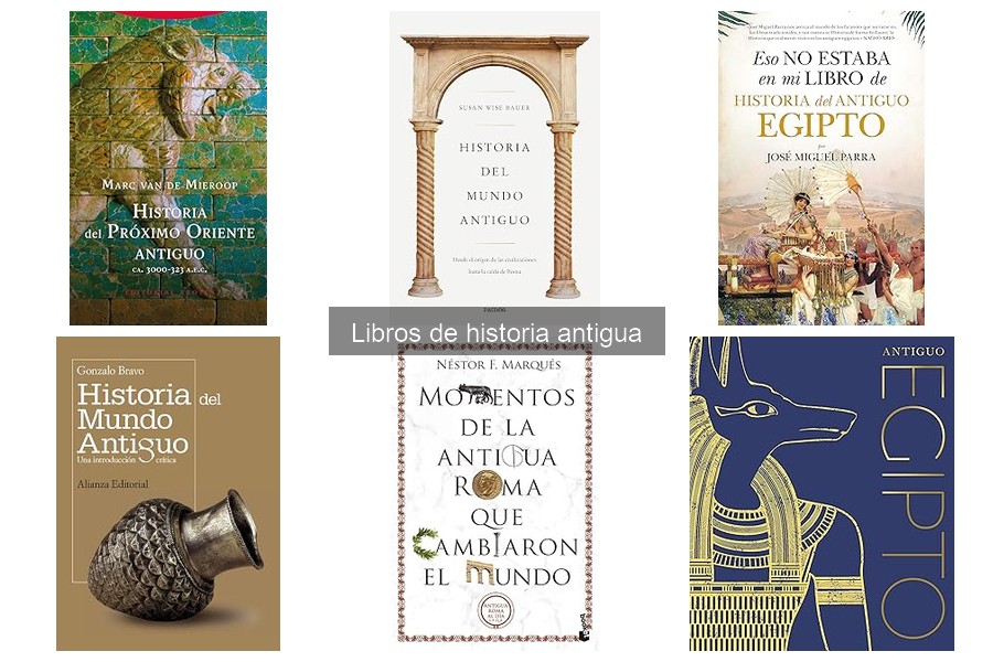 Libros de historia antigua sobre temas olvidados