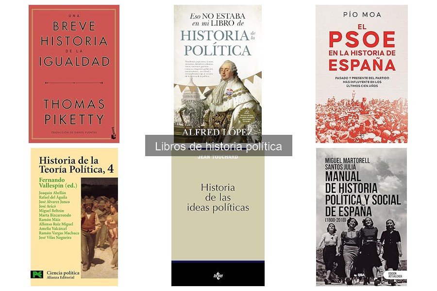 Libros de historia política sobre injusticias sociales