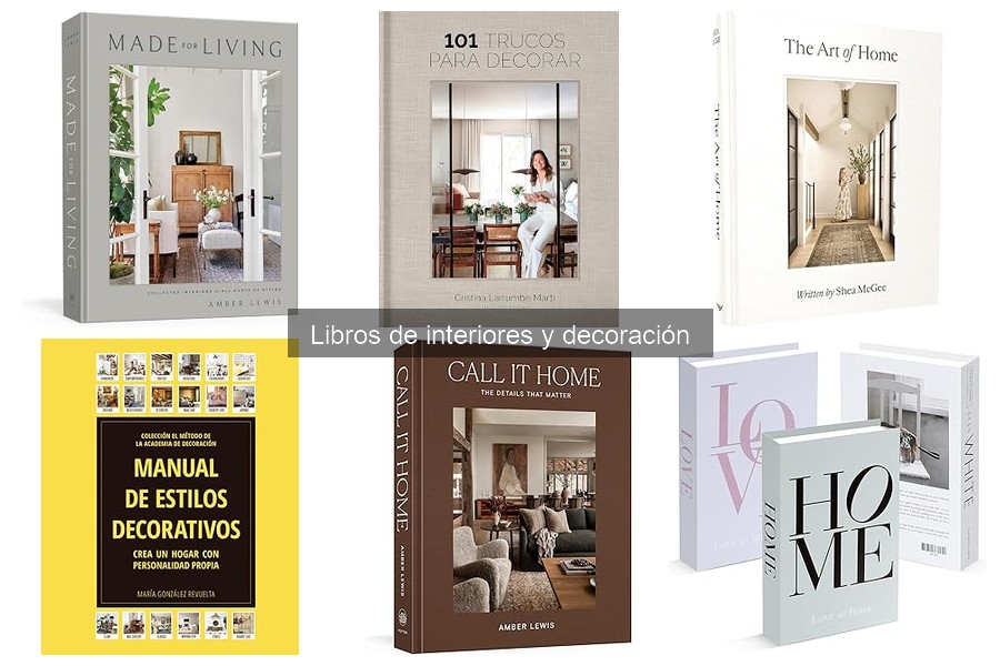Libros de interiores y decoración: qué son y su relevancia
