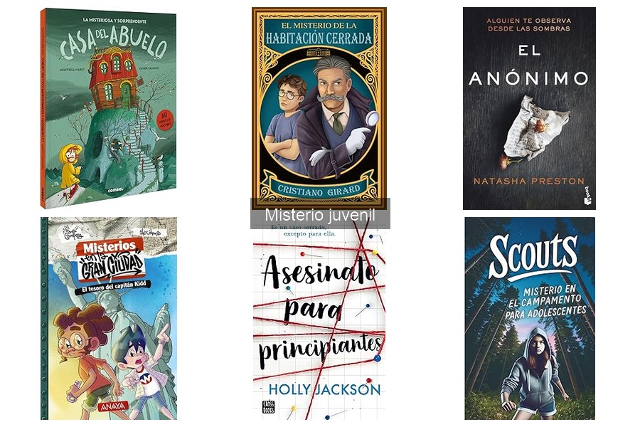 Libros de misterio juvenil adaptados al cine y series