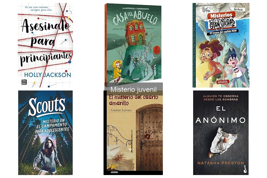 Libros de misterio juvenil con elementos sobrenaturales