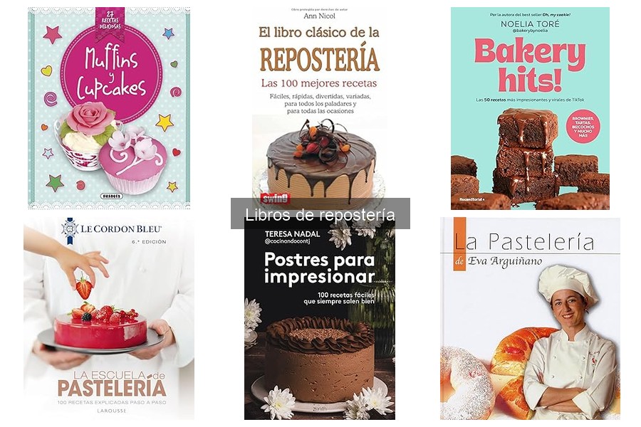 Libros de repostería innovadores recientes para los golosos