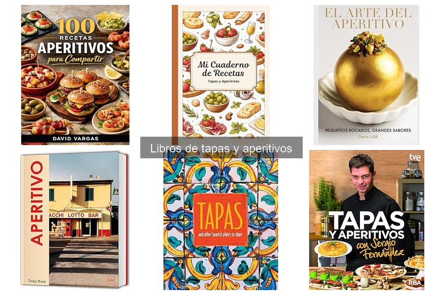 Libros de Tapas y Aperitivos para Cada Ocasión