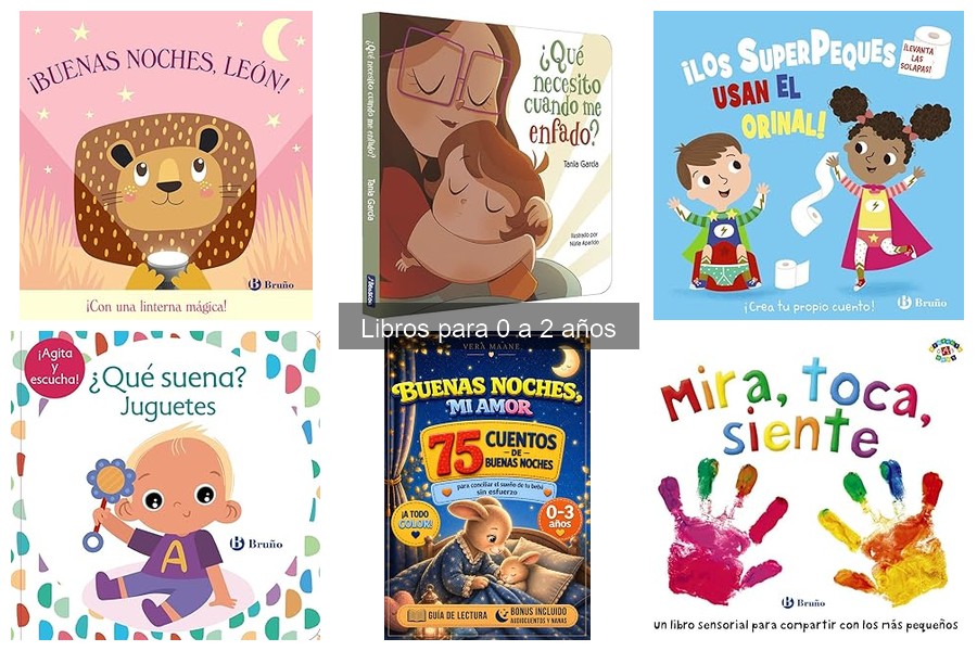 Libros ideales para bebés de 0 a 2 años