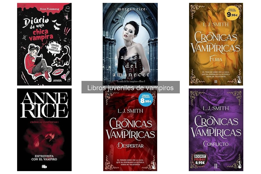 Libros juveniles de vampiros recomendados por adolescentes