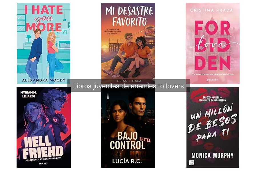Libros juveniles enemies to lovers basados en series y películas