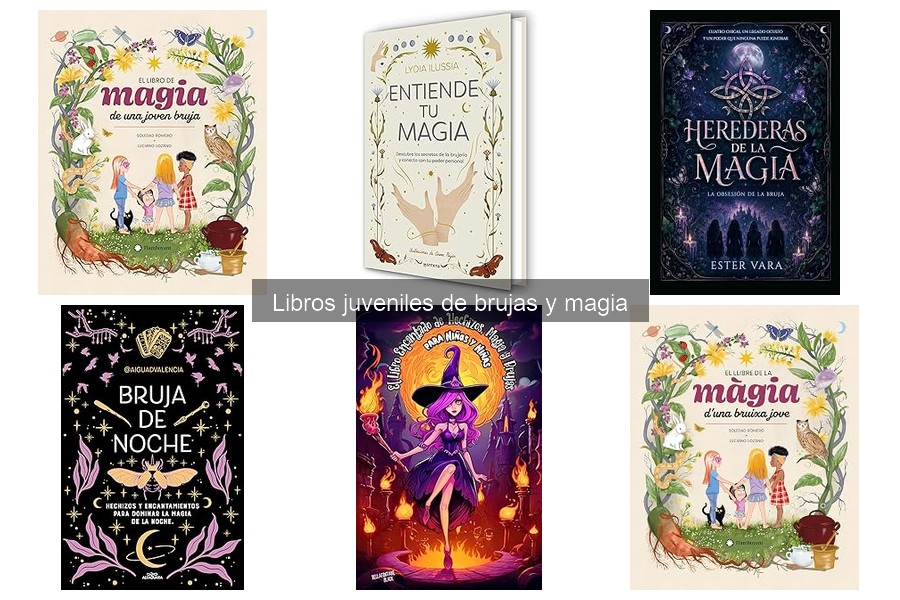 Libros juveniles sobre brujas y magia poco conocidos