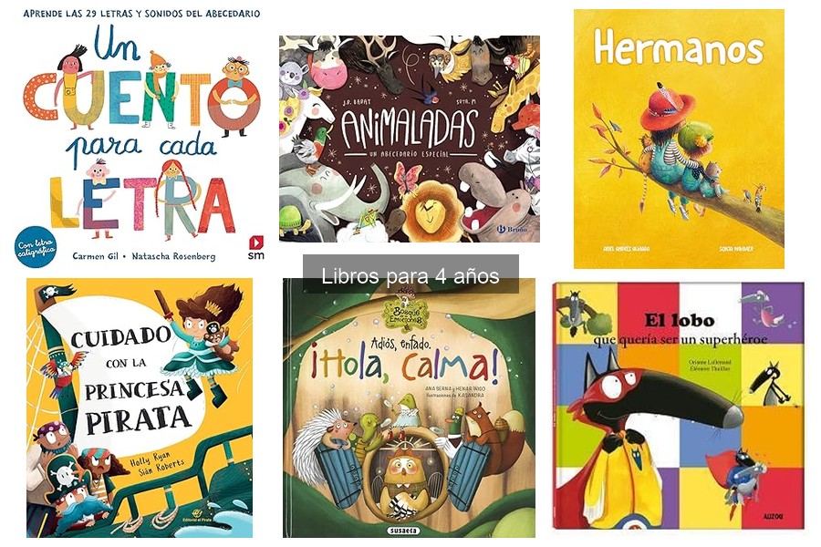 Libros para fomentar la inclusión y diversidad en niños de 4 años