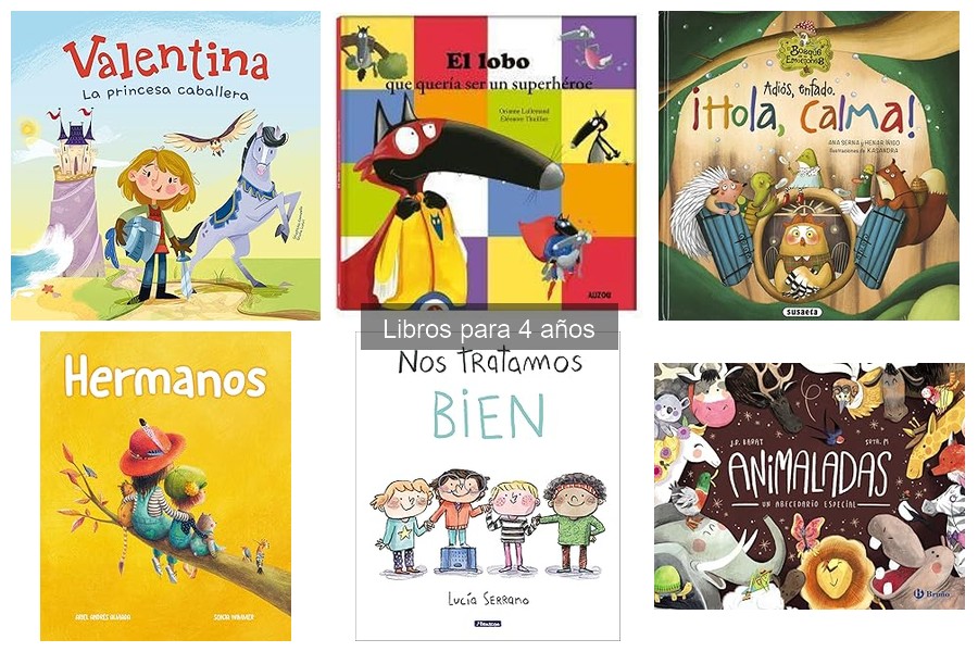Libros para Niños de 4 Años que Ayudan con Emociones