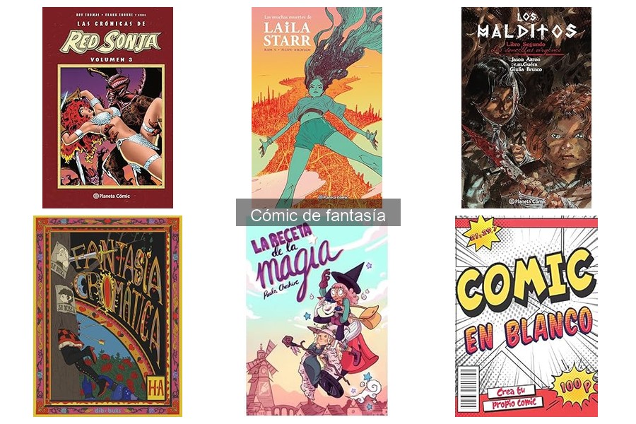 Los cómics de fantasía más vendidos en 2023