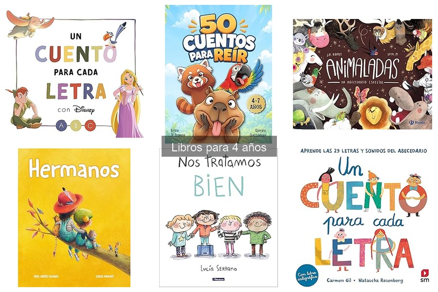 Los mejores libros para niños de 4 años: ¡Recomendaciones!