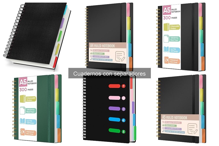 Mejores cuadernos con separadores para estudiantes en 2023