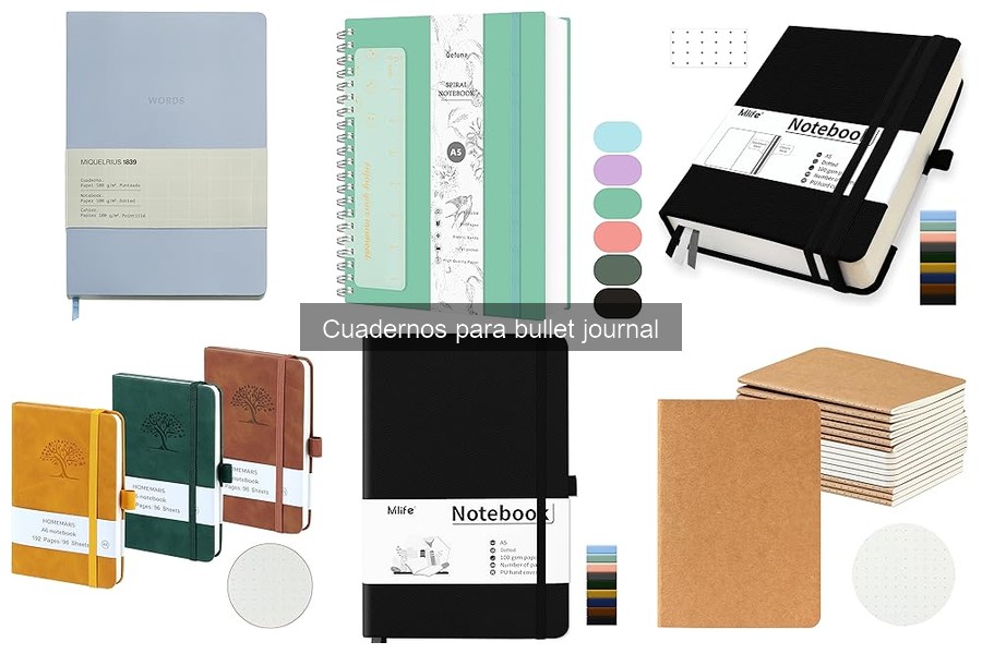 Mejores cuadernos para bullet journal: comparativa 2023