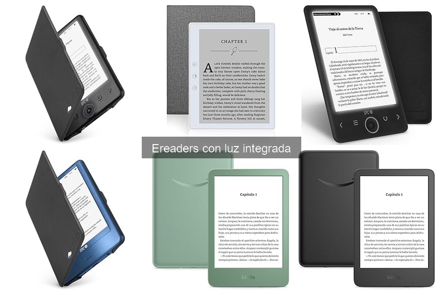 Mejores ereaders con luz integrada para leer en la cama