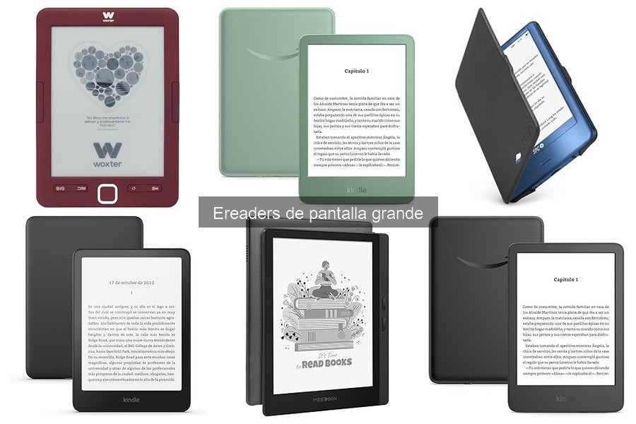 Mejores ereaders de pantalla grande en 2023: comparativa