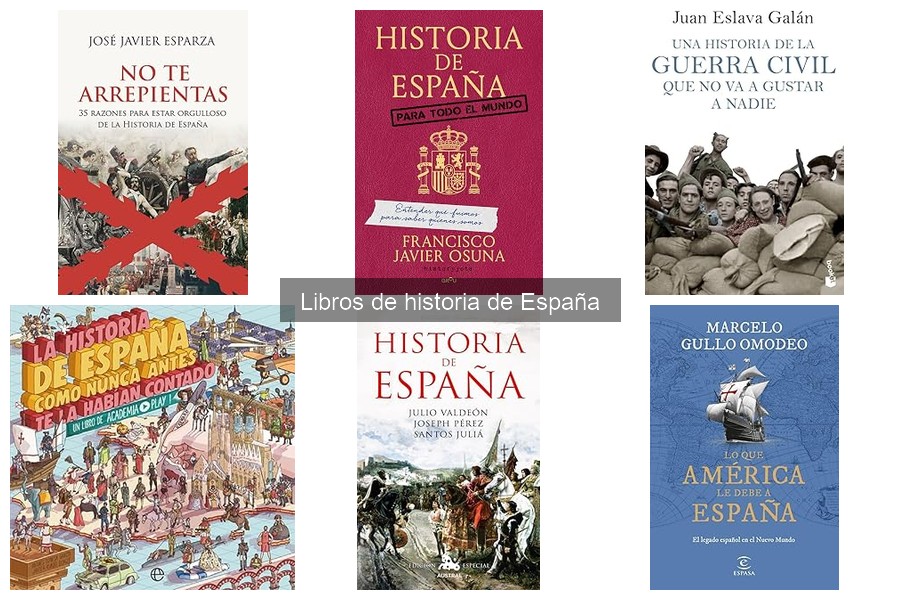 Mejores libros de historia de España para regalar