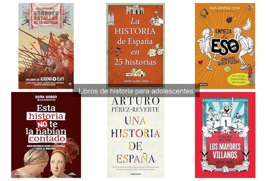 Mejores libros de historia para adolescentes 2023