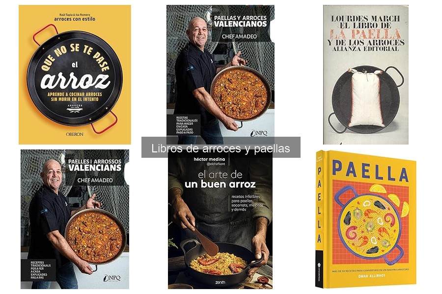 Mejores libros de recetas de arroces y paellas para chefs