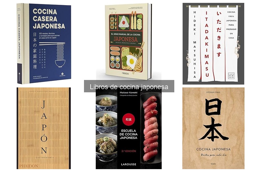 Mejores libros de recetas de sushi: comparativa 2023