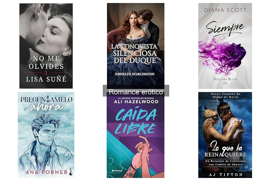 Mejores libros de romance erótico recomendados para mujeres