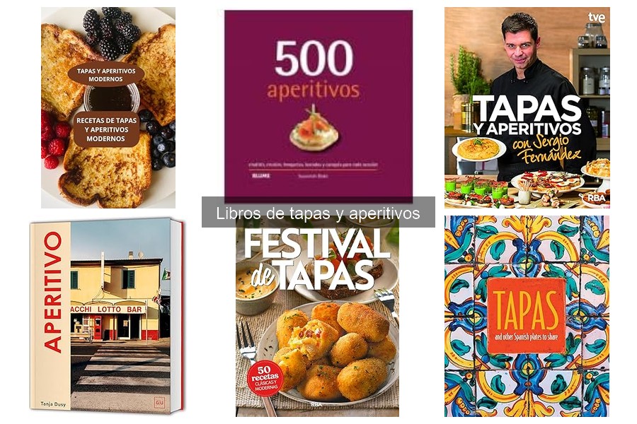 Mejores libros de tapas y aperitivos: comparativa de marcas