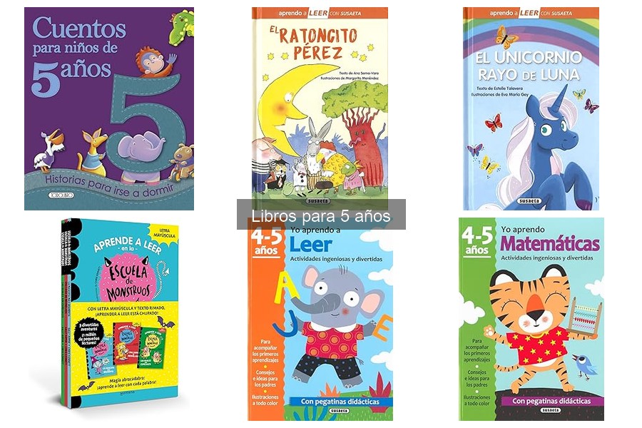 Mejores libros para niños de 5 años: selección recomendada