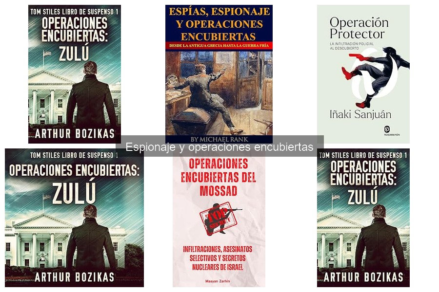 Mejores libros sobre espionaje y operaciones encubiertas