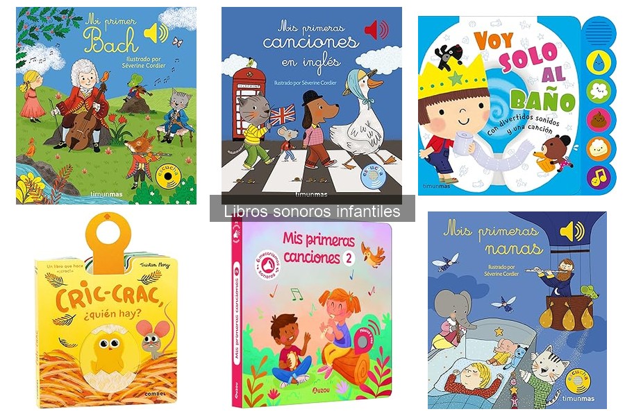 Mejores libros sonoros infantiles para bebés
