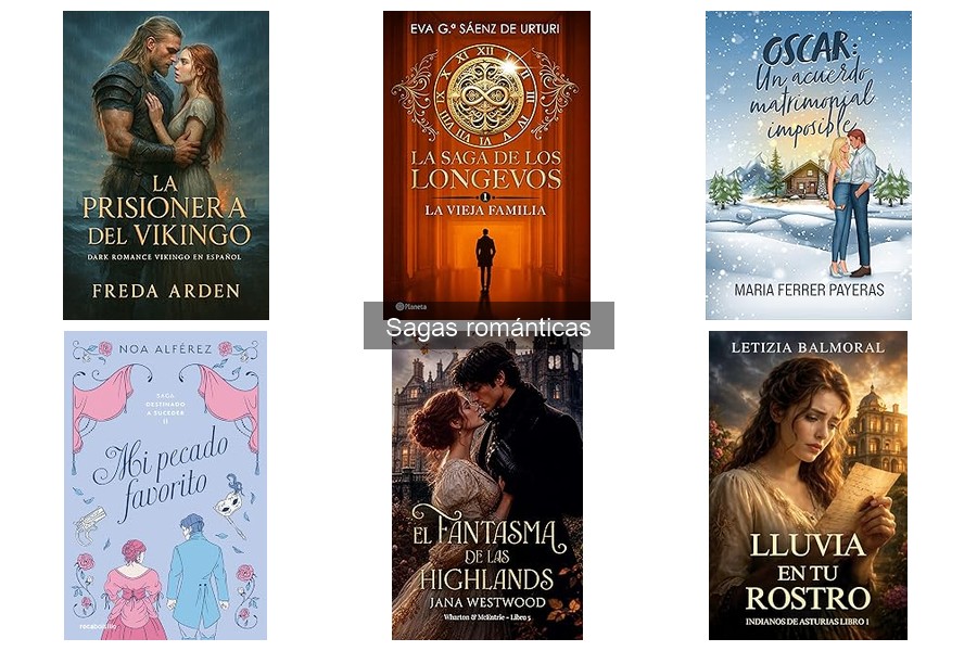 Mejores lugares para comprar sagas románticas en oferta