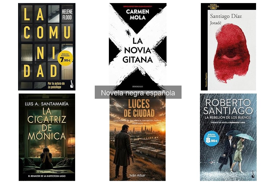 Mejores novelas negras españolas para principiantes