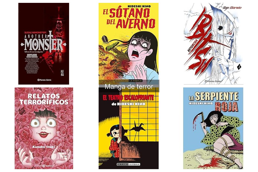 Mejores plataformas para comprar mangas de terror en línea