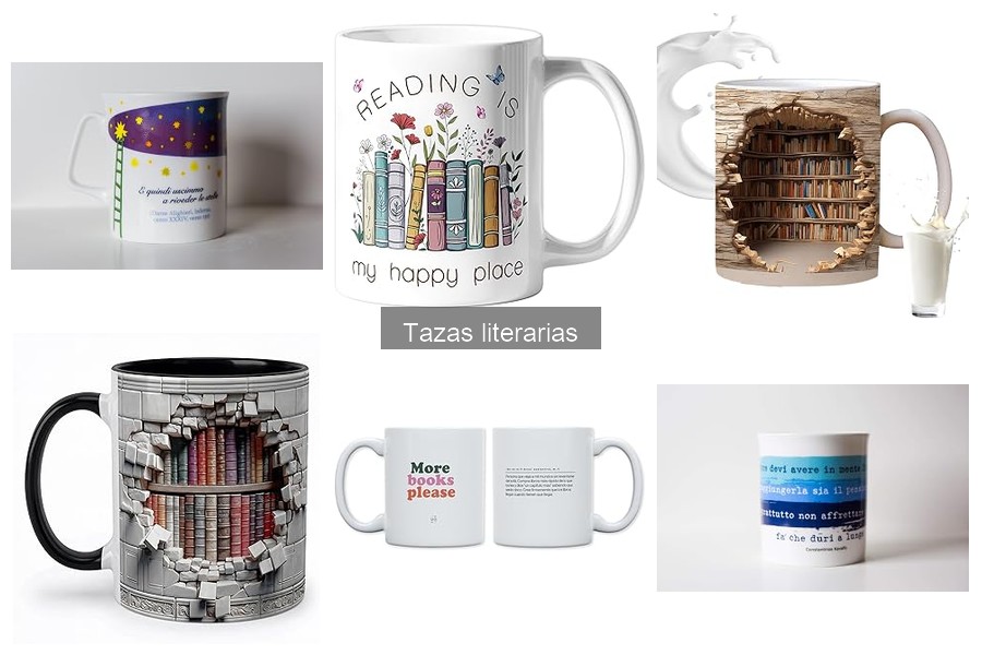 Mejores tazas literarias para regalar a amantes de los libros