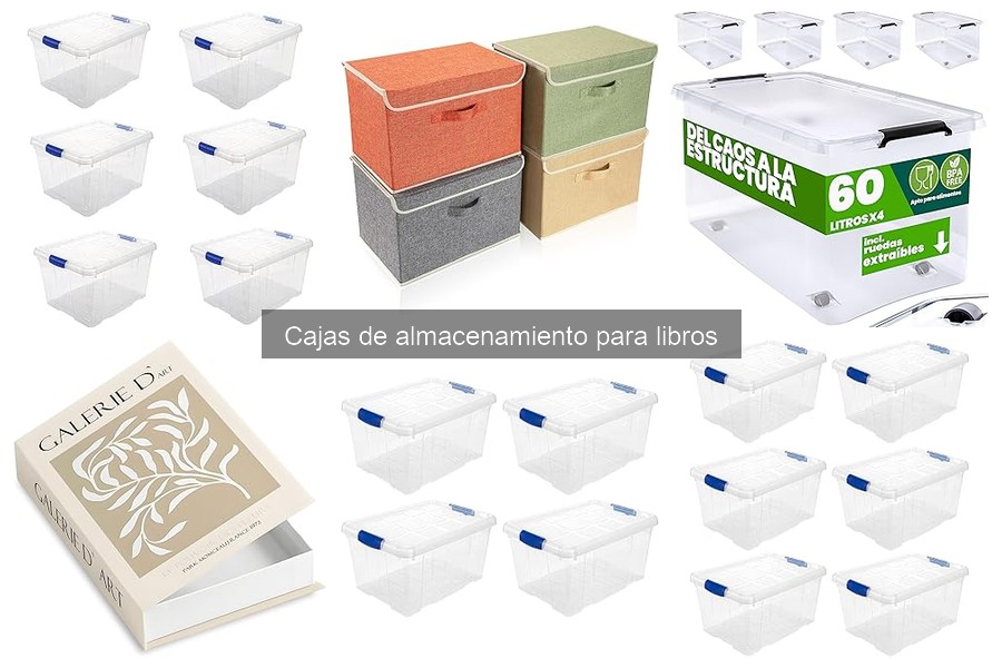 Ofertas y Descuentos en Cajas de Almacenamiento para Libros