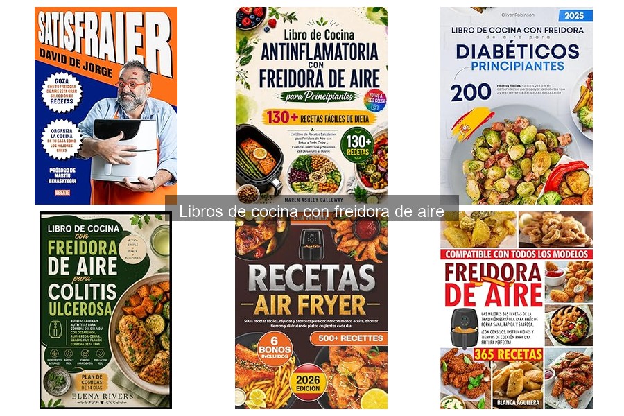 Ofertas y descuentos en libros de cocina para freidora de aire