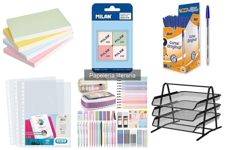 Ofertas y descuentos en papelería literaria 2023