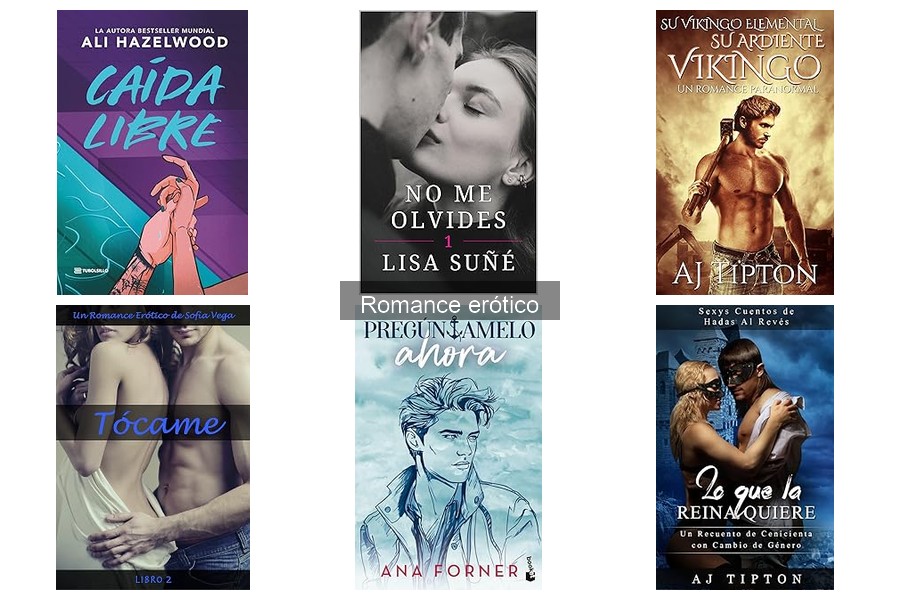 Ofertas y precios de libros de romance erótico en Amazon