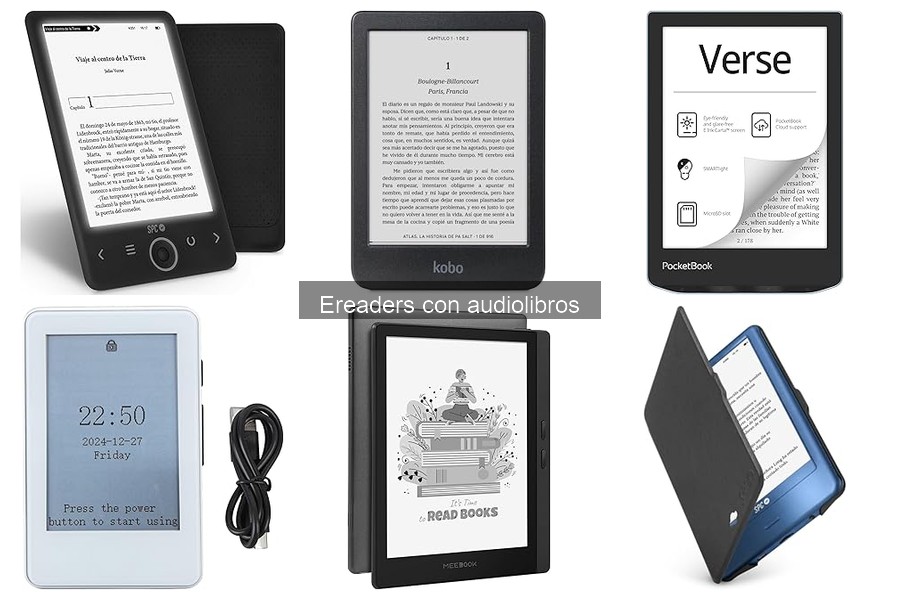 Opiniones de usuarios sobre ereaders con audiolibros