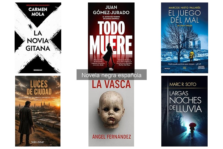 Opiniones sobre las últimas novelas negras españolas