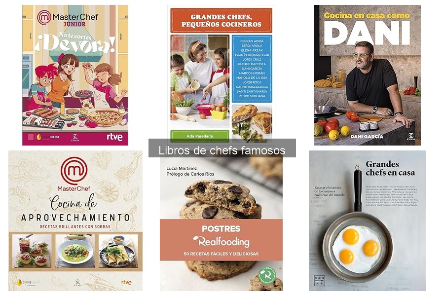 Opiniones sobre libros de chefs famosos para cocinar en casa