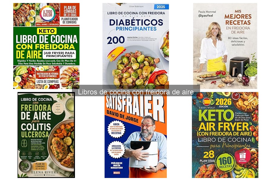 Opiniones sobre libros de cocina para freidora de aire