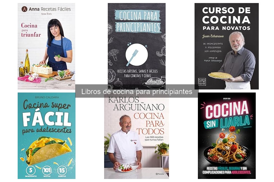 Opiniones sobre libros de cocina para principiantes