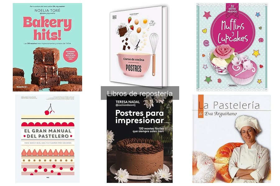 Opiniones sobre los libros de repostería más vendidos en Amazon