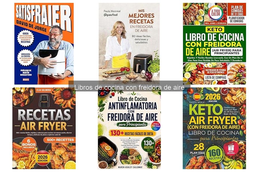 Precios de libros de cocina para freidora de aire
